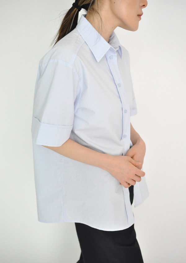 cotton half shirt(2color)