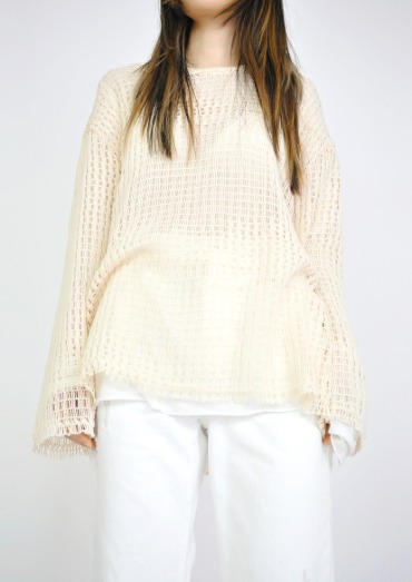 cutting net knit(2color)
