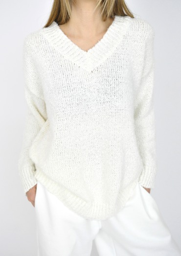 light boucle V knit(3color)