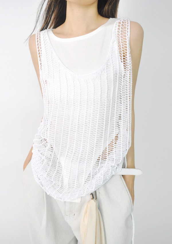 net side string knit(2color)